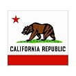California State Bear Flag Coverlet