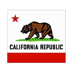 California State Bear Flag Coverlet