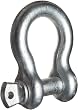 Campbell T9641635 Screw Pin Anchor Shackle, Forged Steel, Galvanized, 1" Trade, 8-1/2 ton Working Load Limit