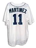 Edgar Martinez Autographed/Hand Signed Seattle Mariners White Majestic Throwback Jersey Inscribed ''