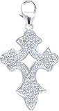 14k Gold Diamond Cross Charm (1/10 cttw)
