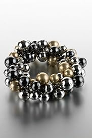 Per Una Metallic Bobble Bead Bracelet