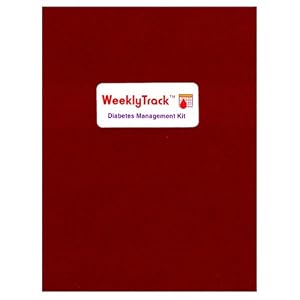 WeeklyTrack糖尿病管理キット（完全な糖尿病自己管理のログブック）