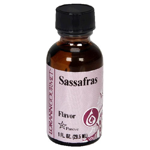 LorAnn Artificial Flavoring Oils, Sassafras Flavoring Oil, 1-Ounce Bottles (Pack of 4) by LorAnn Oils
