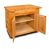 Catskill Craftsmen Deep Storage Island with Special Top by Catskill Craftsmen