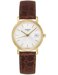 Tissot Desire Brown Leather Silver Dial Womens Watch #T52.5.111.31
