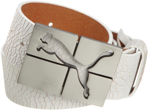 Puma Golf Men's Carve Belt (White, 35)