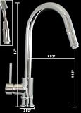 New Polished Chrome Pull Out Spray Kitchen Faucet Bar Sink Faucet