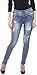 Eunina Women's High Waisted Stretch Skinny Denim Jeans Distress Light Wash