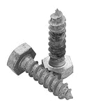 Galvanized Steel Lag Bolts 3/8 Gray,ANSI B18.2.1