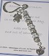 Message of Love Jewelry Angel Keychain- November