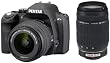 Pentax K-r 12.4 MP Digital SLR Camera with 3.0-Inch LCD and 18-55mm f/3.5-5.6 and 55-300mm f/4-5.8 Lenses (Black)