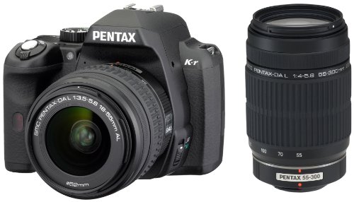 Pentax K-r 12.4 MP Digital SLR Camera with 3.0-Inch LCD and 18-55mm f/3.5-5.6 and 55-300mm f/4-5.8 Lenses (Black) Pentax K-r 12.4 MP Digital SLR Camera with 3.0-Inch LCD and 18-55mm f/3.5-5.6 and 55-300mm f/4-5.8 Lenses (Black)