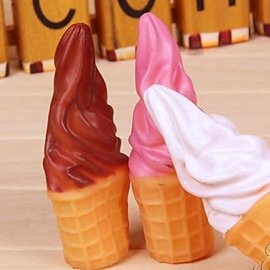 DAVE Multi Color multi size Icecream Shaped Squeaking Chew Toys for Pet Dogs(Random Colour)