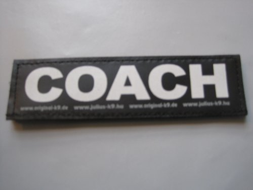 Coach (Small) Labels for Julius K-9 Harnesses Package of 2