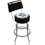 NHL Throwback Toronto Maple Leafs Padded Bar Stool with Back