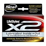 Lifestyles X2 Condom 12 Pack