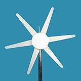 ALEKO WG300W12V 12-volt 6-Blade Wind Generator with Integrated Charge Controller, 300-watt