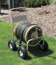 Liberty 2LRL2 Hose Cart, 4 Wheel, 14 Ga Steel