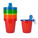 The First Years 6 Pack Take & Toss Spill Proof Cups, 7 Ounce