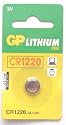 GP CR1220 3 Volt Lithium Battery 1 Pack