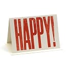 Happy Single Greeting Card