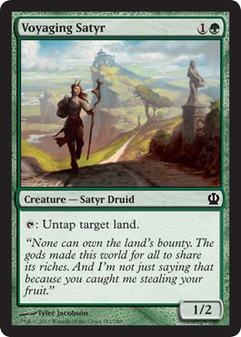 Magic: the Gathering - Voyaging Satyr (182/249) - Theros