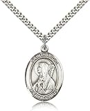 Sterling Silver St. Brigid of Ireland Pendant