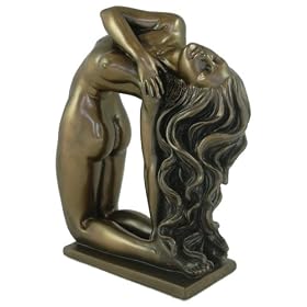 OLIVIA Bronze Art Nouveau Statue by O.Tupton ~ Valentines Gift Idea!