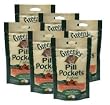 6-PACK Pill Pockets for Cats SALMON 9.6 oz (270 pockets)