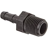 Banjo HB050-038 Polypropylene Hose Fitting, Adapter, 1/2" NPT Male x 3/8" Barbed