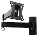 VideoSecu Articulating LCD Wall Mount 20 inch Extension 55 lb loading capacity for LCD TV Monitor Flat Screen VESA 75mm/100 mm 1US