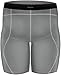 JustOneStyle New Take Five Base Layer Mens Compression Skin Tights 033 Gray Sports Shorts