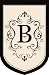 Monogram Garden Flag - B