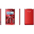 simvalley MOBILE Mini-Handy RX-380 "Pico X-SLIM RED" VERTRAGSFREI