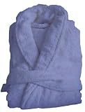 MARRIKAS Unisex MEDIUM Egyptian Cotton BLUE ROBE