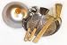 Carbon Steel w/ 2 Steel Handle Wok Set: Flat Bottom