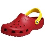 crocs Collegiate Beach Clog,USC (Cranberry/Yellow),Large (M8-9,W10-11)