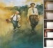 Francis Ouimet & Eddie Lowery - 1913 U.S. Open Open Edition Canvas Giclee
