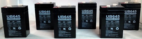 6 Volt 6v 4 5ah Rechargeable Deer Game Feeder Battery 6 Pack