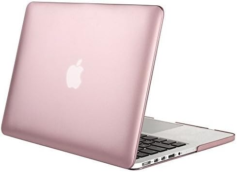 GearAP MacBook Pro 13 Retina Case (NO CD-ROM Drive), Soft-Touch Plastic Hard Case Cover for MacBook Pro 13.3" with Retina Display A1502 / A1425 (NEWEST VERSION) (Rose Gold)