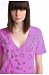 Urban Outfitters Lisa Grue Nylon Purple Sketch T-Shirt Tee