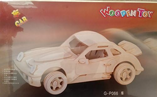 Aterlin 3D Jigsaw Woodcraft Kit Wooden Toy Puzzle Sports Car 911 Model.DIY Assembly Construction Model Sports Car 911 Kit, Wooden Handcraft Educational Products,DIY Handmade Wooden Decoration Art