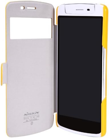 VSTN® Oppo Fresh series style Ultra-Thin PU Leather Case (For Oppo N1, Yellow)