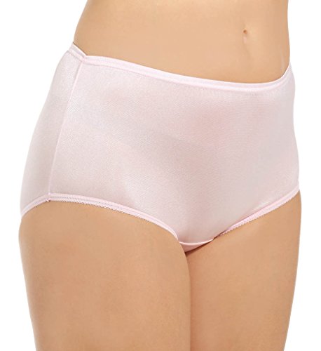 Teri Full Cut Nylon Brief Panty - 4 Pack (331)