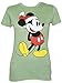 Disney Classic Christmas Mickey Mouse Standing Juniors T-shirt