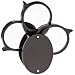 Donegan V341-T Triple Folding Pocket Magnifier, 5x, 10x, and 15x Magnification, 1-1/4" Lens diameter