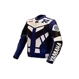 Yamaha Blue Racing Leather Jacket (M)