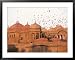Lalagarh Palace Hotel, Bikaner, India Framed Art Poster Print by Stephen Saks, 39x31