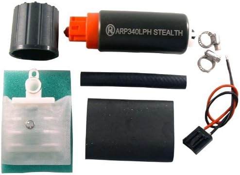 Jeep Wrangler Electric Fuel Pump 340Lph Intank High Performance + Kit (Inlet W/Outlet) Fits 1991 1992 1993 1994 1995 1996 1997 1998 1999 2000 2001 2002 2003 2004